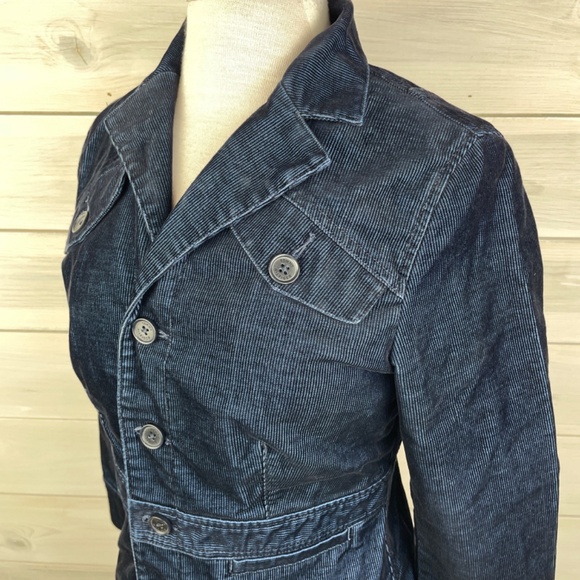 Vintage Tommy Hilfiger Blue Corduroy Jacket - Picture 2 of 8